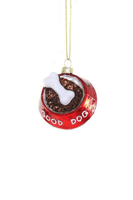 GOOD DOG FOOD BOWL ORNAMENT