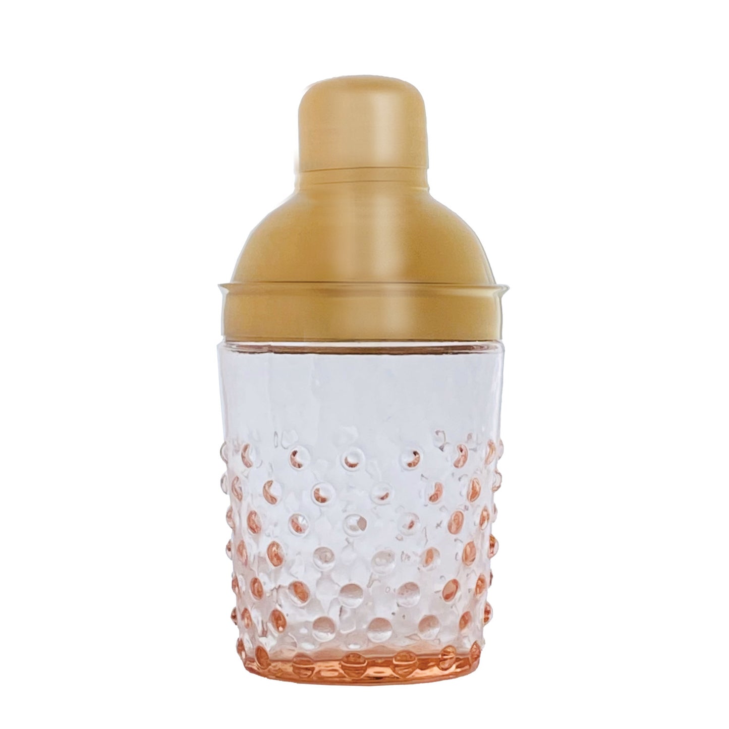 HOBNAIL GLASS COCKTAIL SHAKER