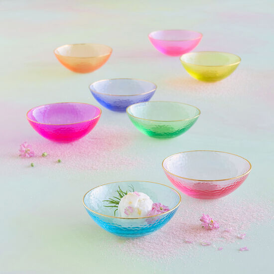 Load image into Gallery viewer, NEON GLASS DESSERT BOWL
