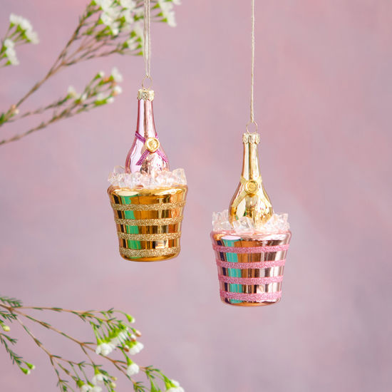 CHAMPAGNE BUCKET ORNAMENT