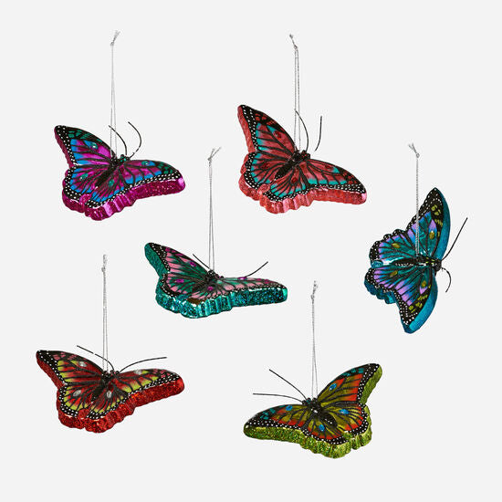 MULTICOLOR BUTTERFLY ORNAMENT