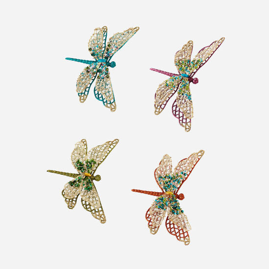 DRAGONFLY CLIP ON ORNAMENT