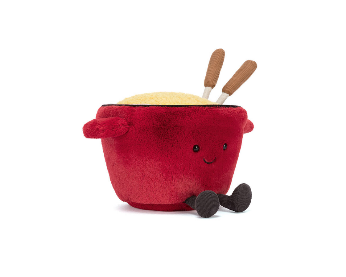 JELLYCAT AMUSEABLES CHEESE FONDUE 