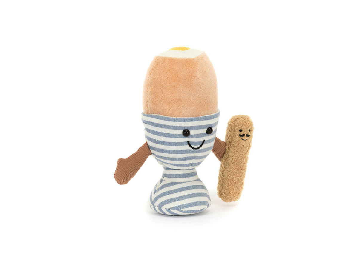JELLYCAT AMUSEABLES EGGETHA EGG & LANCE SOLDIER 