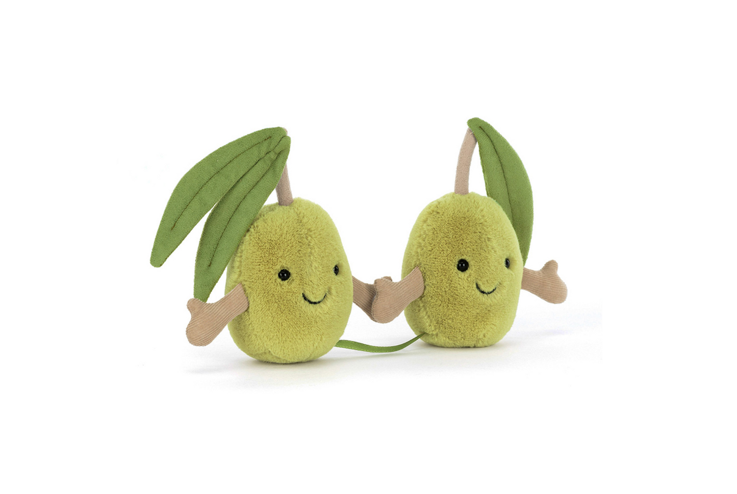JELLYCAT AMUSEABLES PAIR OF OLIVES 