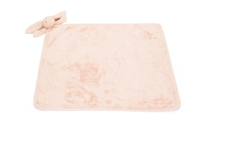 JELLYCAT BASHFUL BLUSH BUNNY BLANKIE 