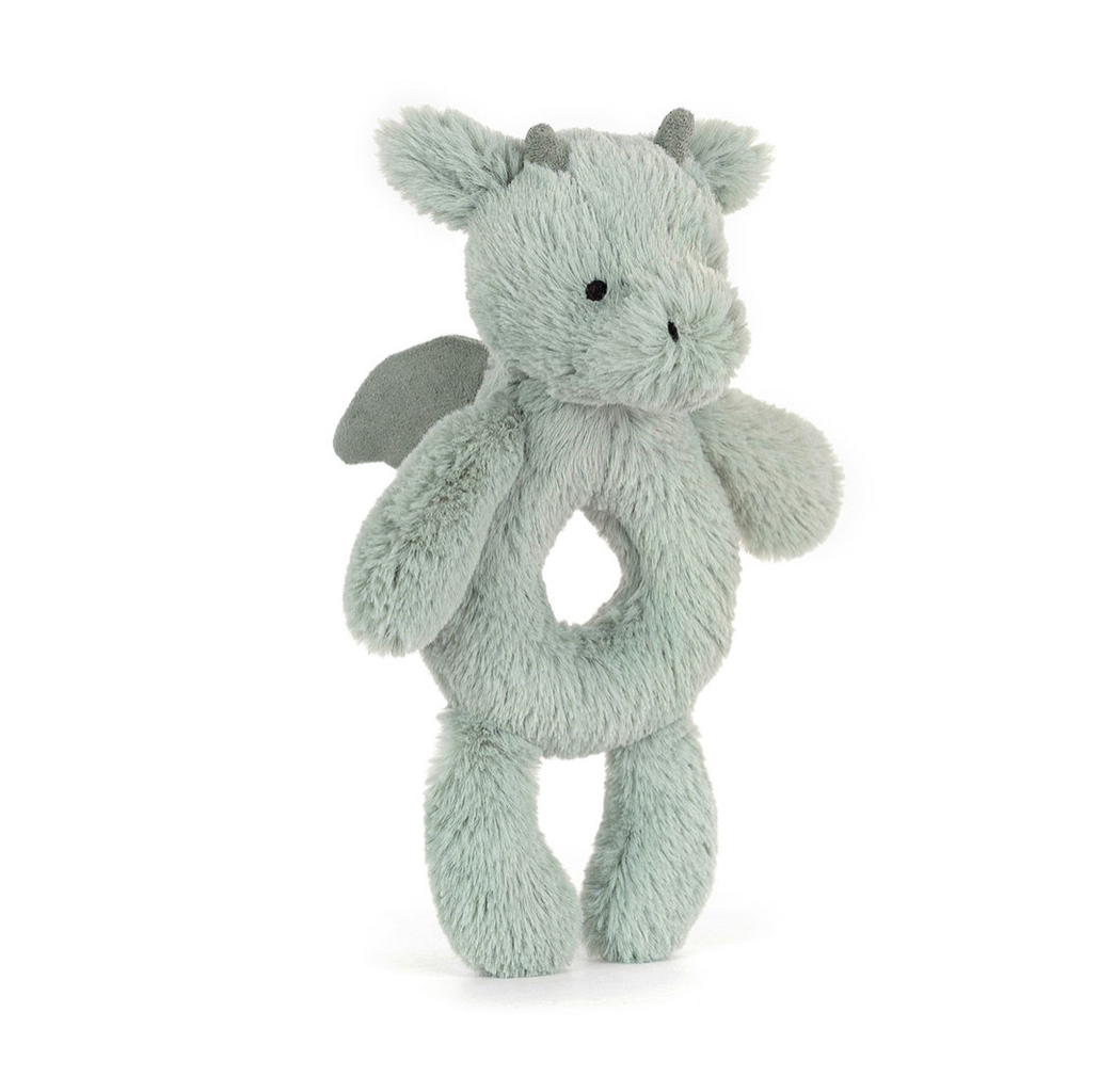 JELLYCAT BASHFUL DRAGON RING RATTLE 