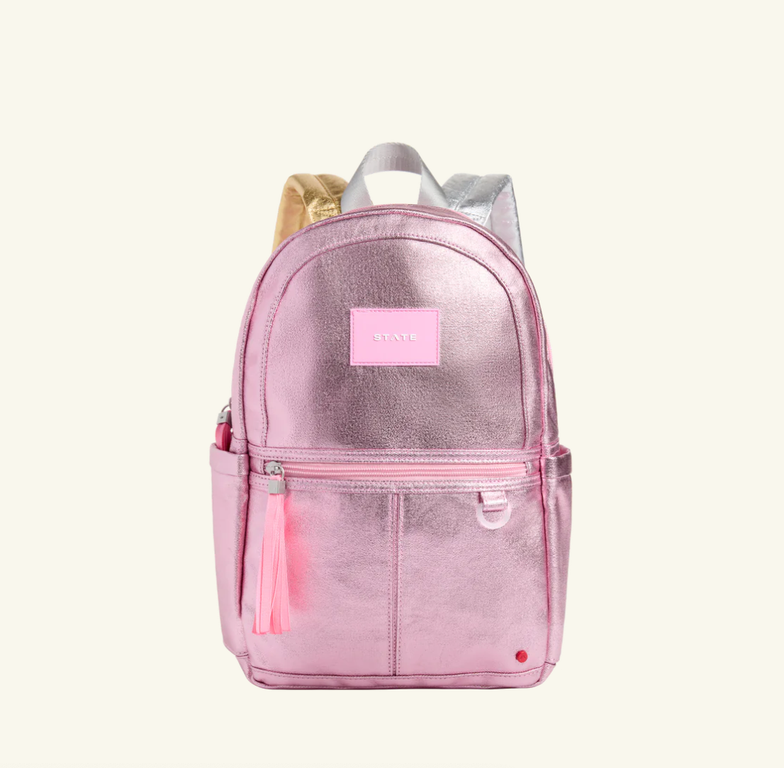 KANE MINI BACKPACK - PINK/SILVER