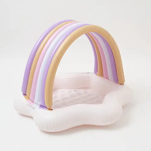 KIDS INFLATABLE RAINBOW POOL SUNNYLIFE