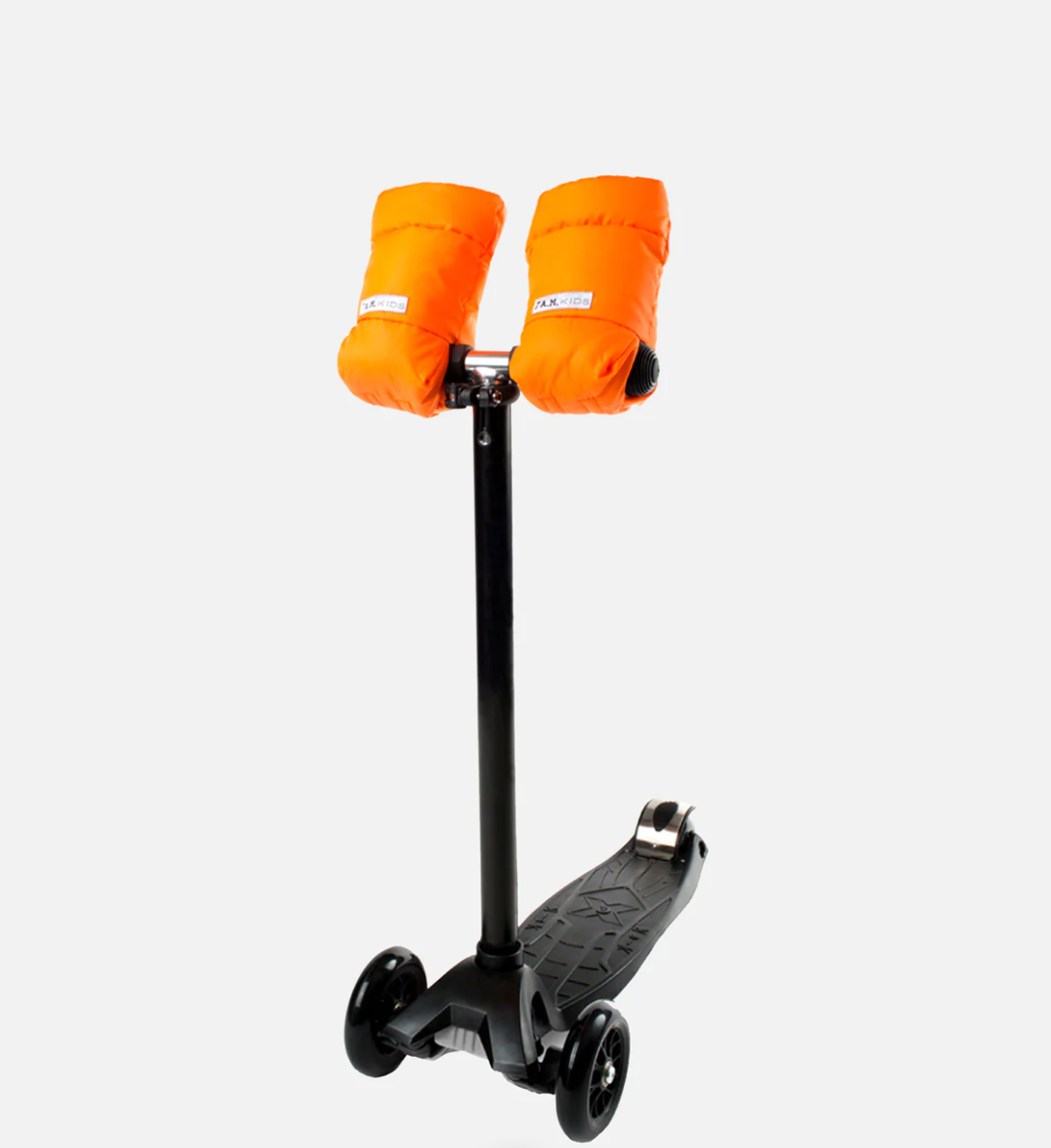 KIDS' SCOOTER WARMMUFFS - NEON ORANGE