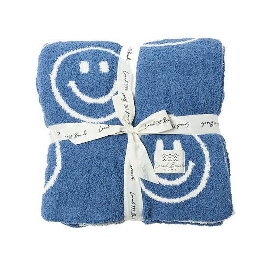 LUXE HOME BLANKET - SMILEY