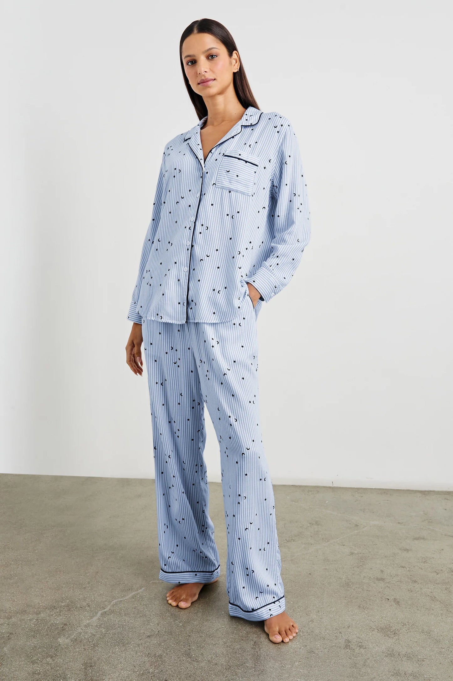 RAILS LUNA PAJAMA SET - FLOCKED COSMIC