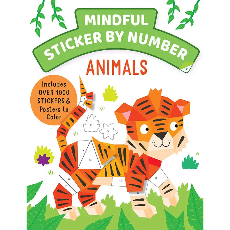 MINDFUL STICKER BY NUMBER - ANIMALS