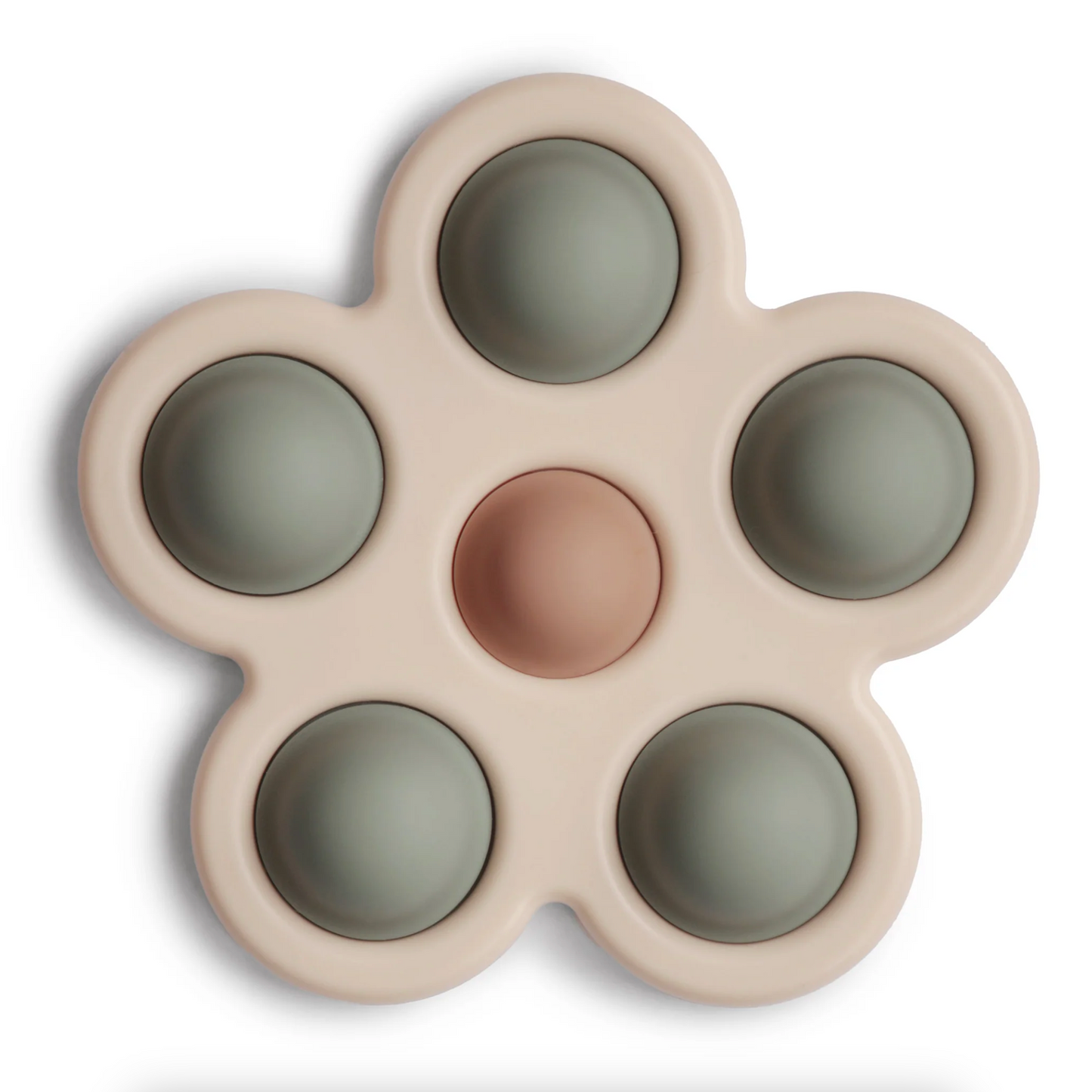 MUSHIE FLOWER PRESS TOY - DRIED THYME/NATURAL