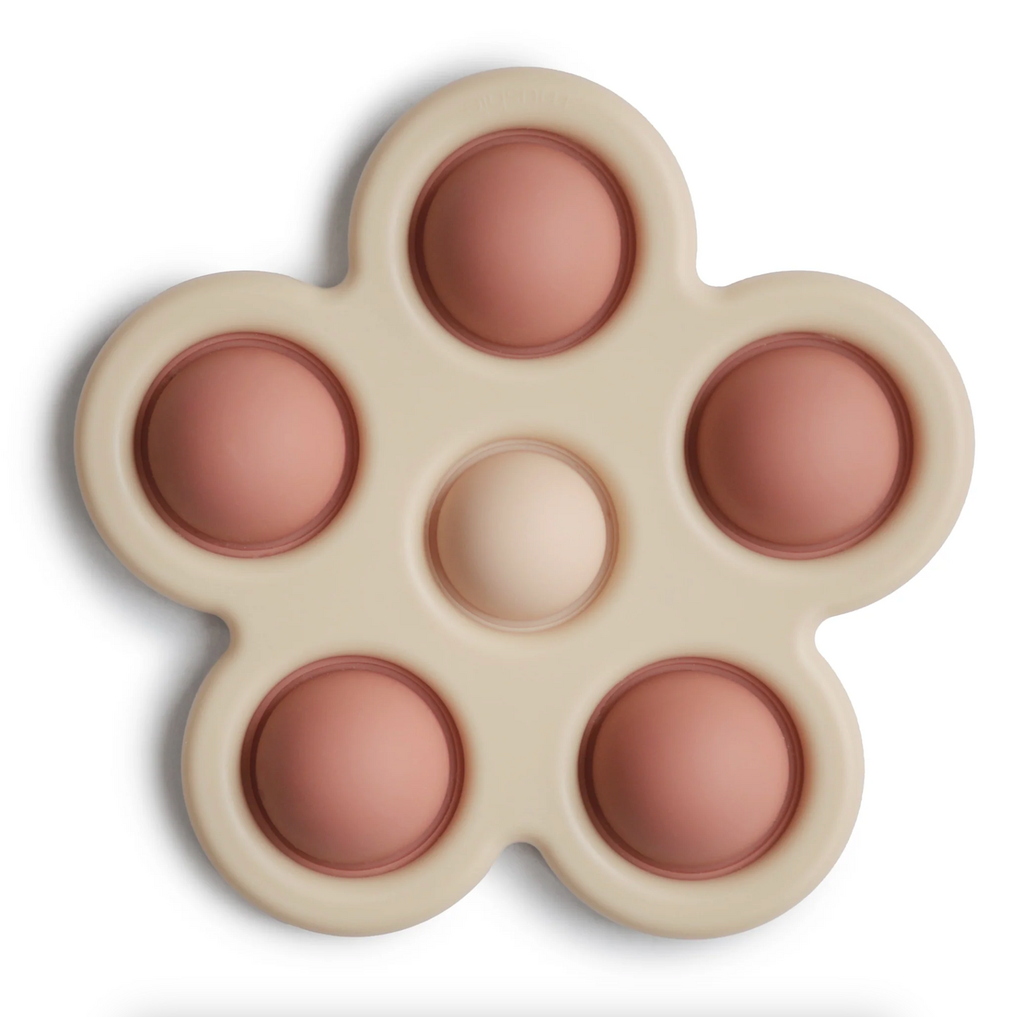 MUSHIE FLOWER PRESS TOY - ROSE/BLUSH