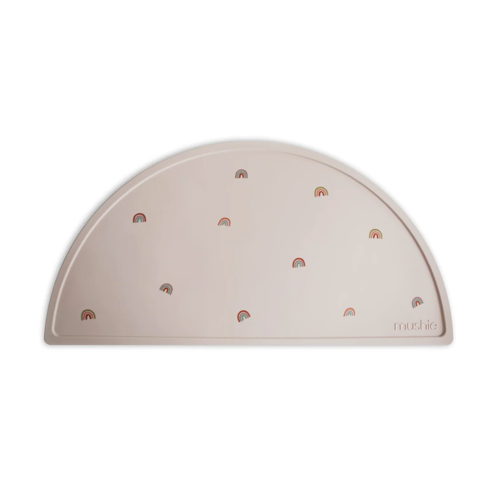 MUSHIE SILICONE PLACE MAT - RAINBOWS