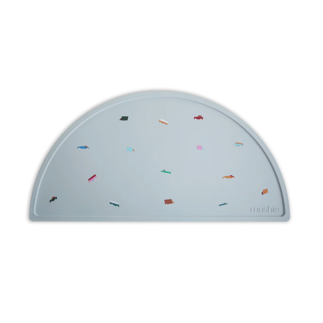 MUSHIE SILICONE PLACE MAT - RETRO CARS