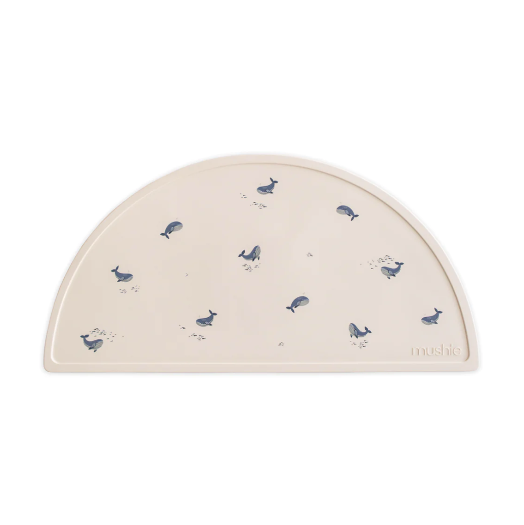 MUSHIE SILICONE PLACE MAT - WHALES