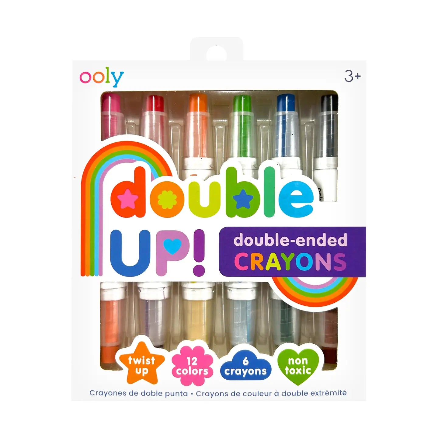 OOLY DOUBLE UP! DOUBLE-ENDED CRAYONS