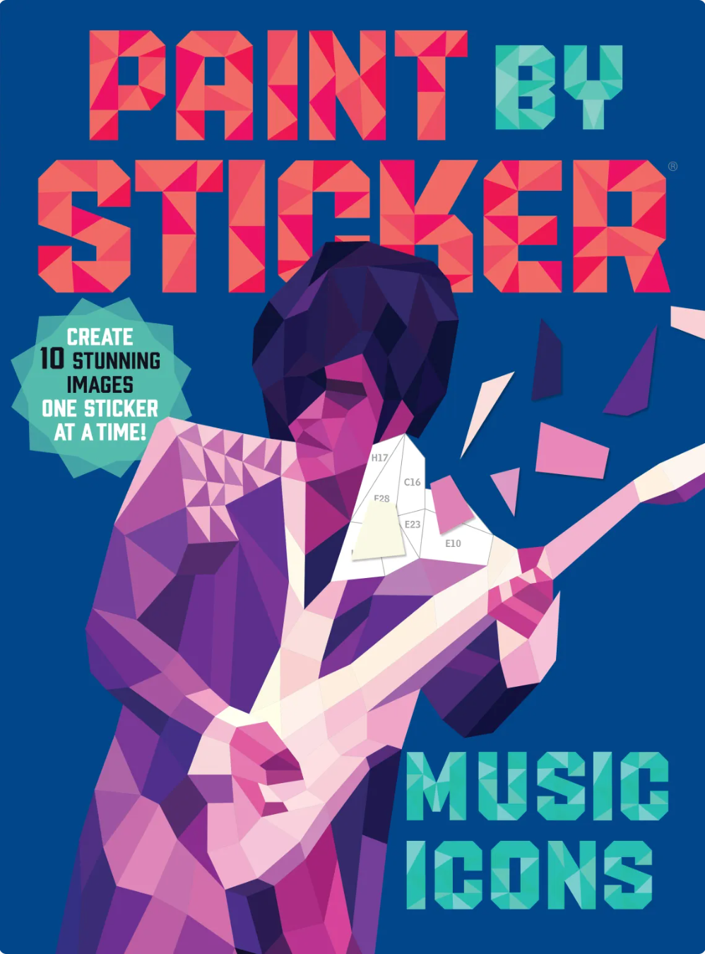 PAINT BY STICKER: MUSIC ICONS