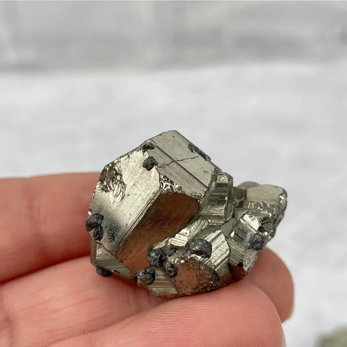 PYRITE CLUSTER POCKET STONE