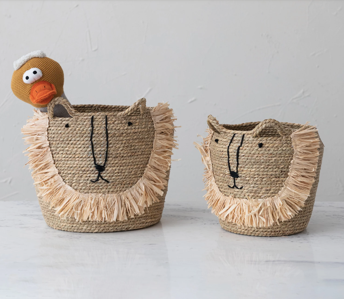 SEAGRASS LION BASKET