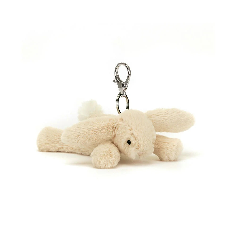 SMUDGE RABBIT BAG CHARM JELLYCAT