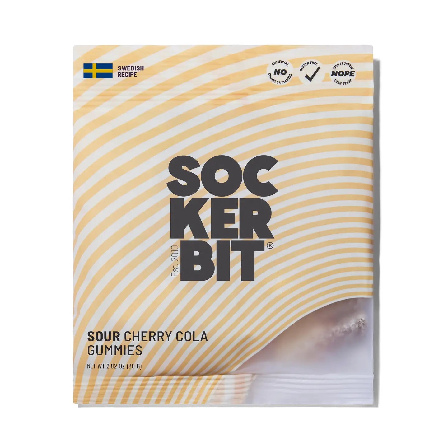 SOUR CHERRY COLA SWEDISH CANDY BAG - SM