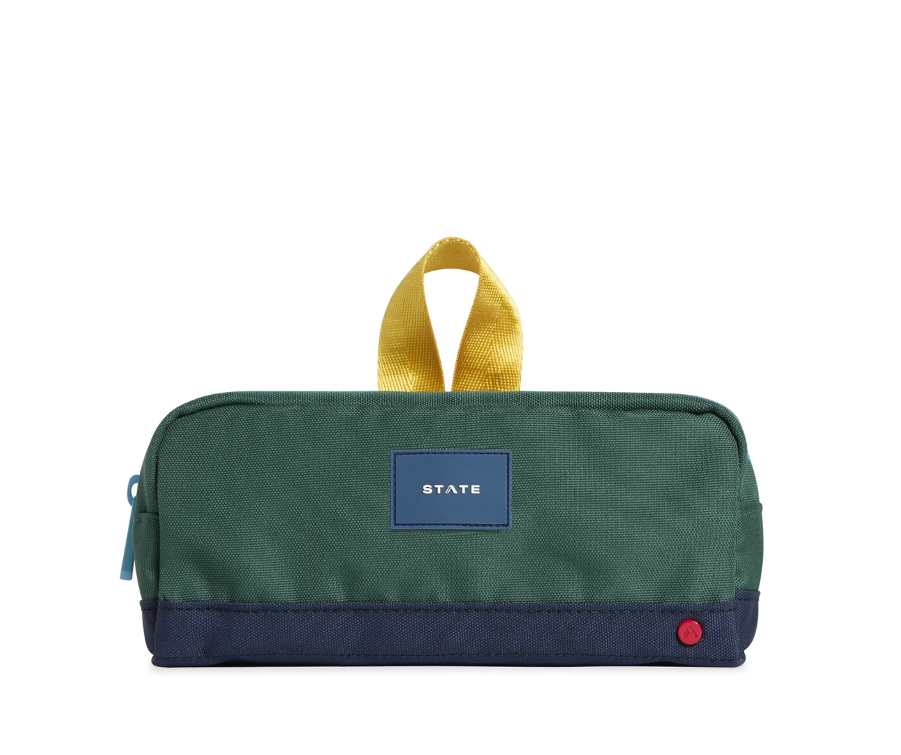 STATE CLINTON PENCIL CASE - GREEN/NAVY
