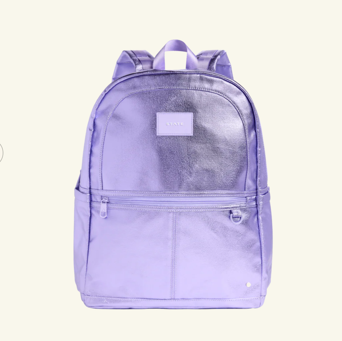 STATE KANE DOUBLE POCKET LARGE BACKPACK - LILAC METALLIC