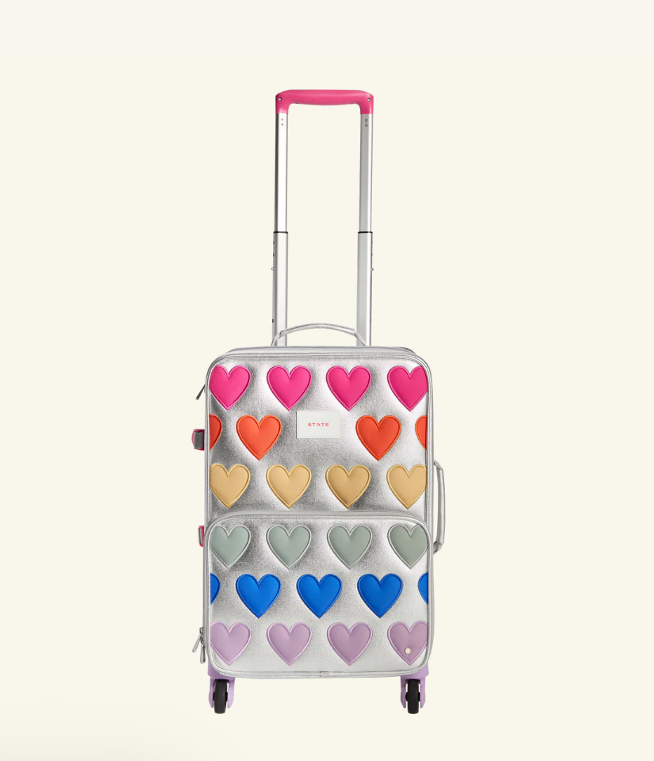 STATE LOGAN SUITCASE - RAINBOW HEARTS