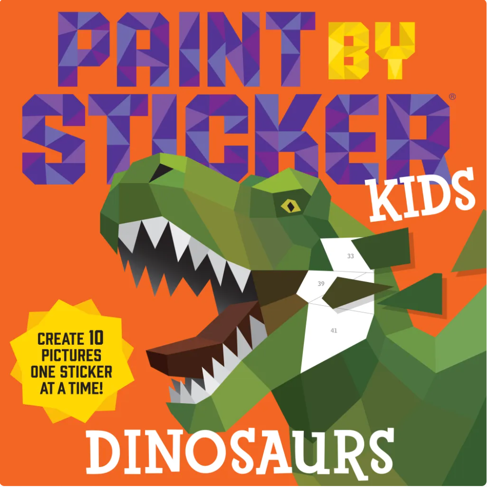 PAINT BY STICKER: DINOSAURS