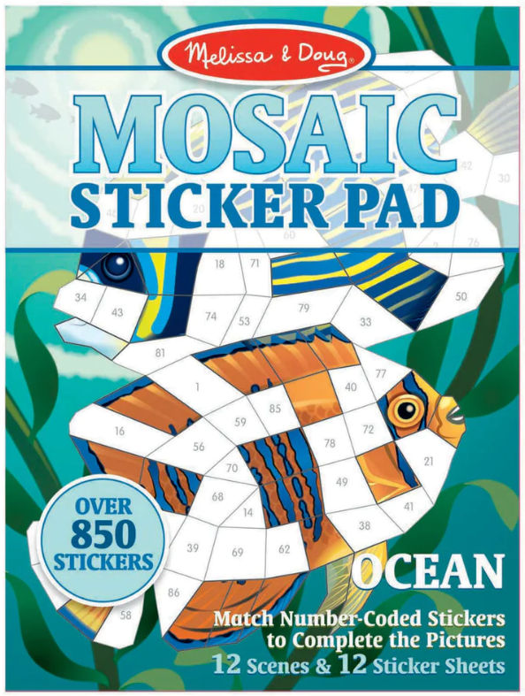 MOSAIC STICKER PAD - OCEAN