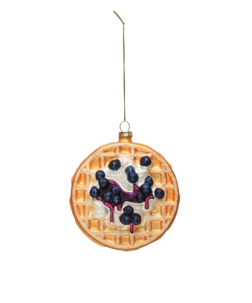 Load image into Gallery viewer, BLUEBERRY WAFFLE ORNAMENT
