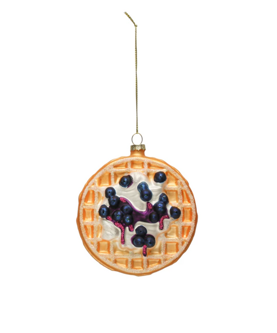 BLUEBERRY WAFFLE ORNAMENT