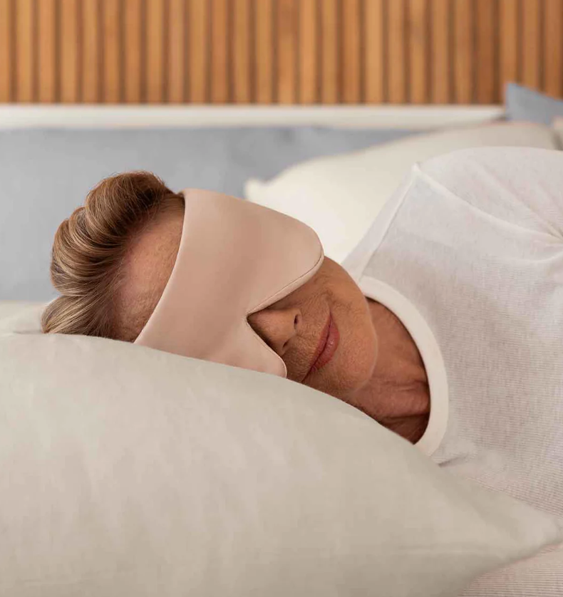 WEIGHTED SILK SLEEP STONE MASK