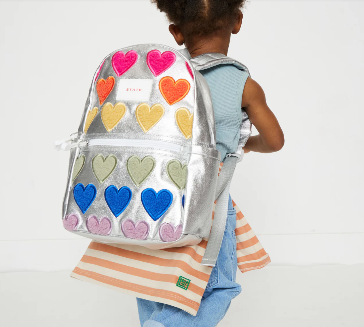 STATE KANE MINI BACKPACK - FUZZY HEARTS