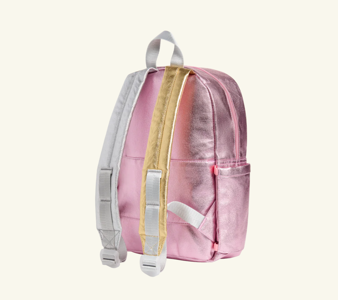 KANE MINI BACKPACK - PINK/SILVER