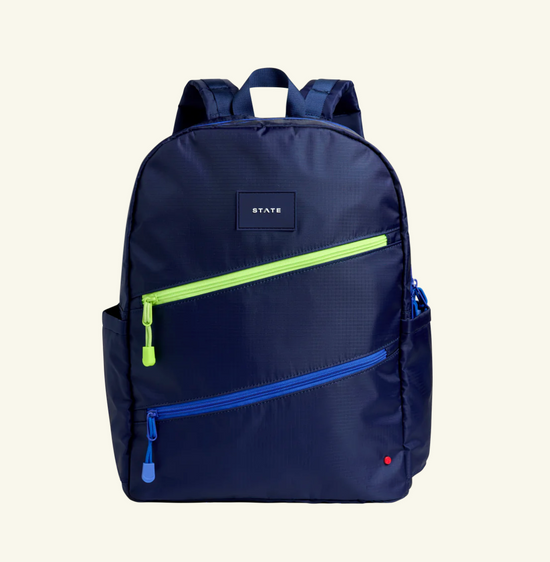 KANE DOUBLE POCKET BACKPACK - DIAGONAL ZIPPER