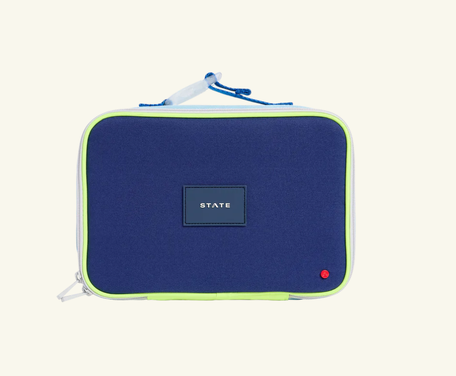 STATE RODGERS LUNCH BOX - NAVY/NEON