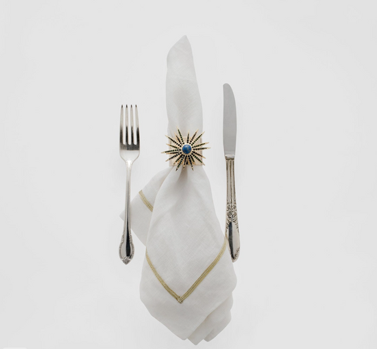 STARBURST NAPKIN RINGS - SET OF TWO