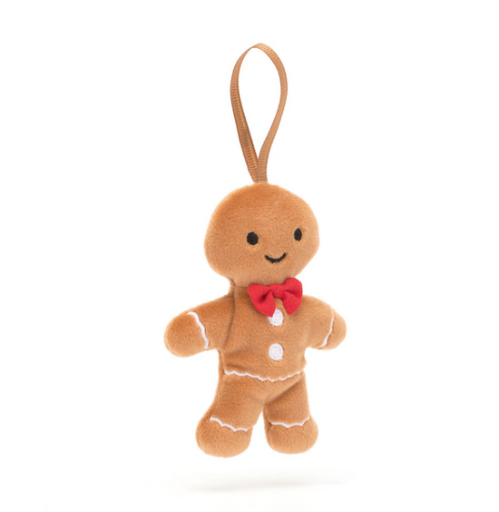 FESTIVE FOLLY GINGERBREAD FRED ORNAMENT