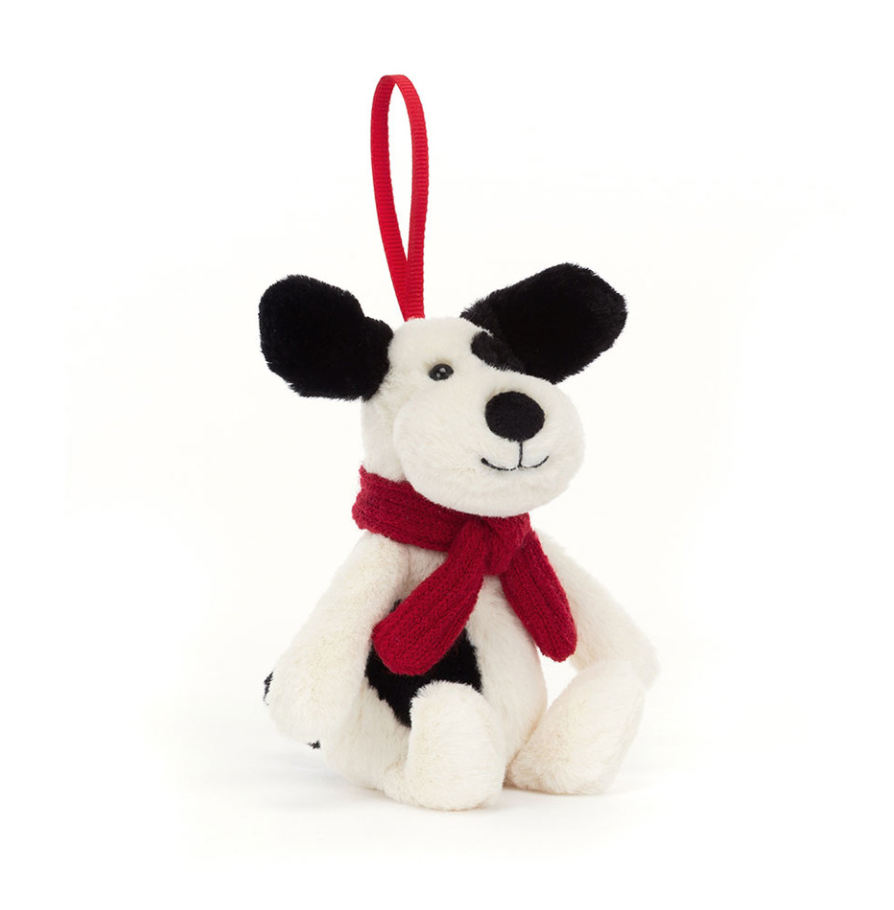 BASHFUL PUPPY ORNAMENT