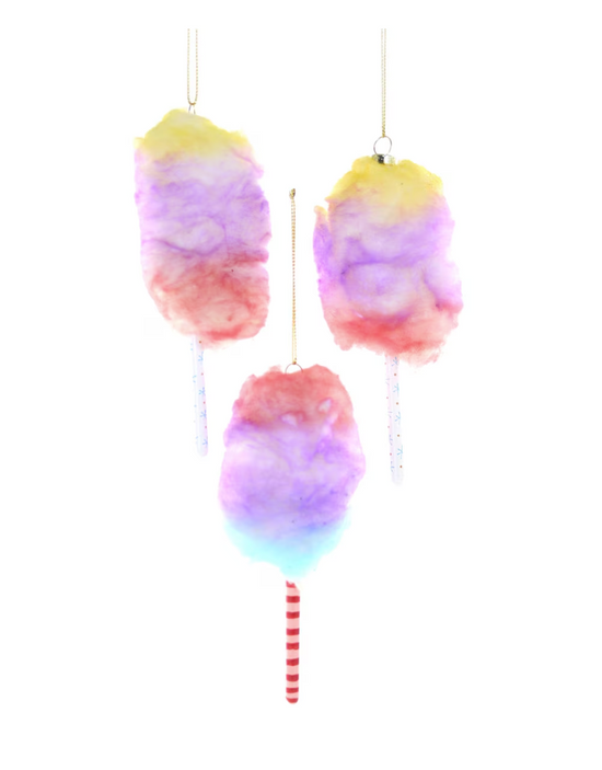 FLUFFY COTTON CANDY ORNAMENT