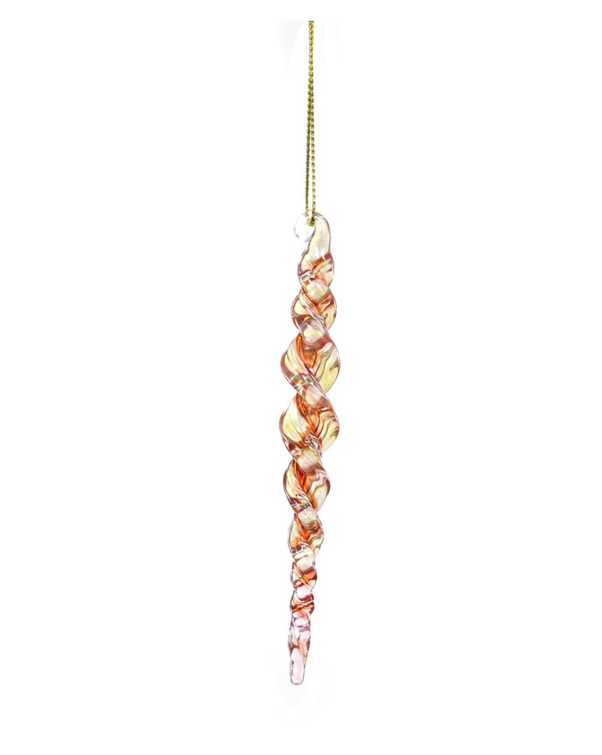 TWISTED ICICLES ORNAMENT - SMALL