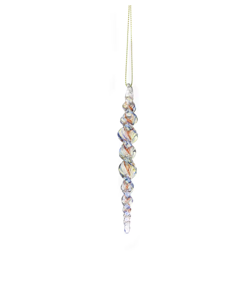 TWISTED ICICLES ORNAMENT - SMALL