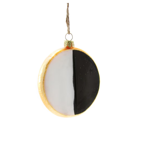 BLACK & WHITE COOKIE ORNAMENT