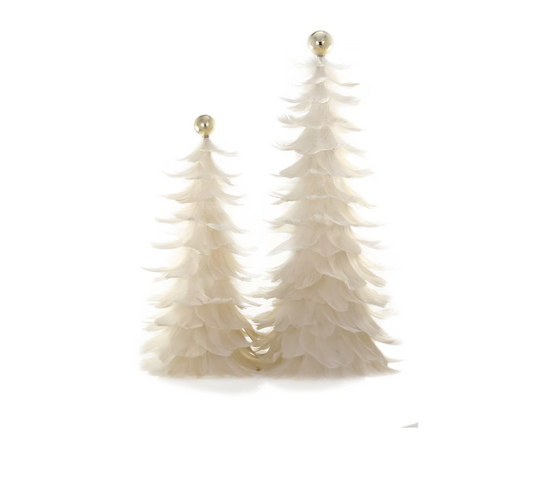 FEATHERED TREE - CREAM