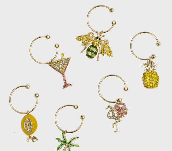 TROPICAL WINE CHARMS