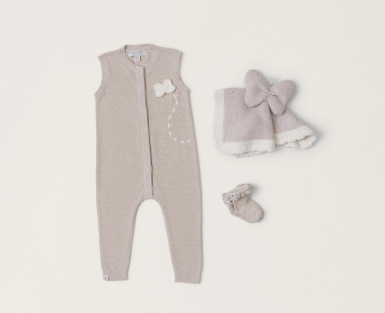 BAREFOOT DREAMS - BABY BUTTERFLY ONESIE SET